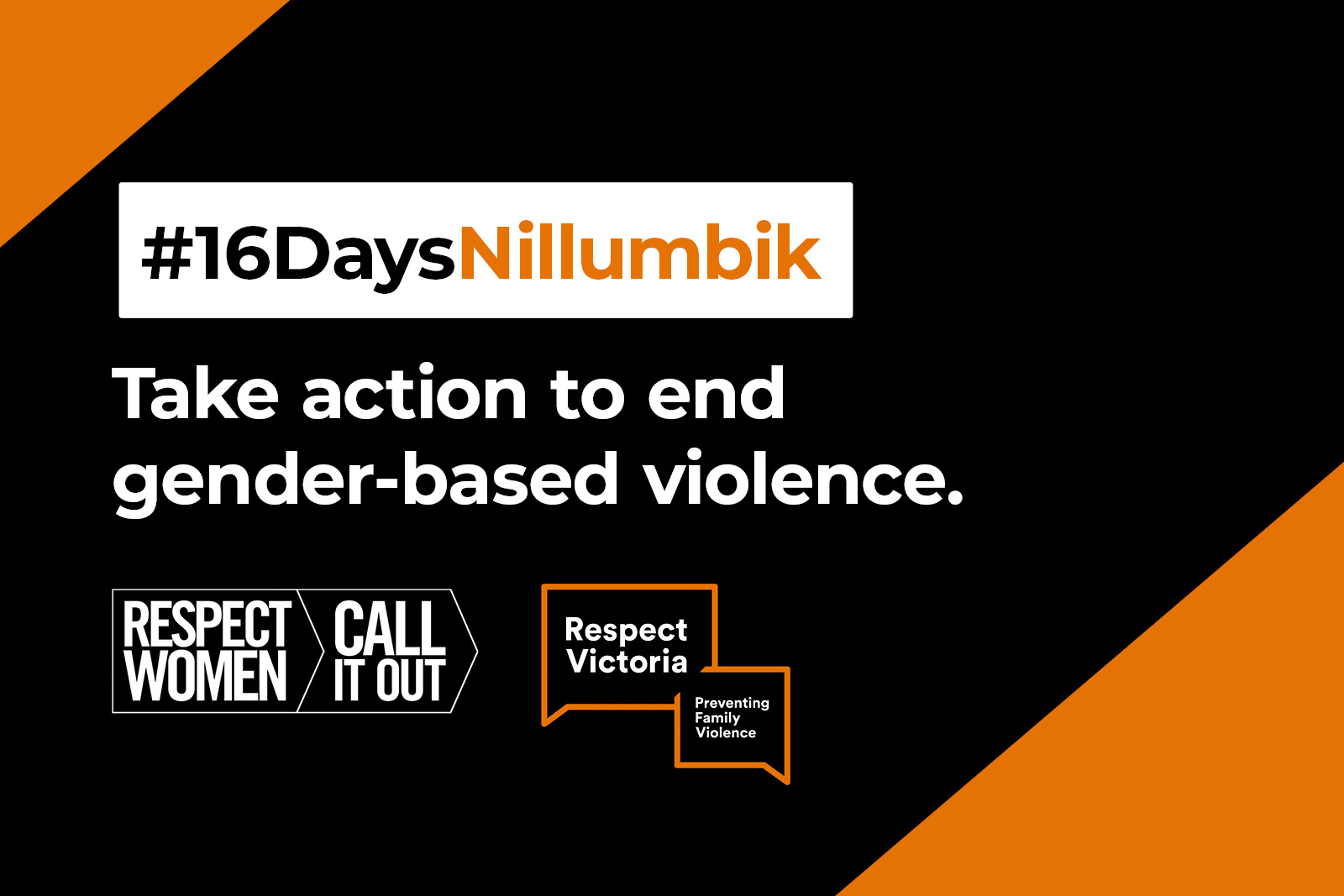 16 Days Of Activism Against Gender-Based Violence - Nillumbik Shire Council