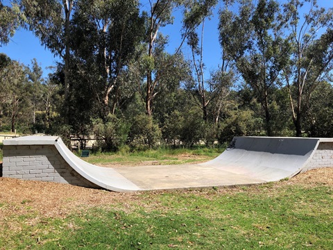 The half-pipe at Hurstbridge, which is due for removal