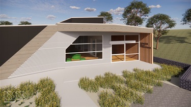 An artist's impression of what the new preschool will look like