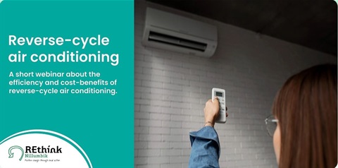 This is a photo of someone turning on an air con