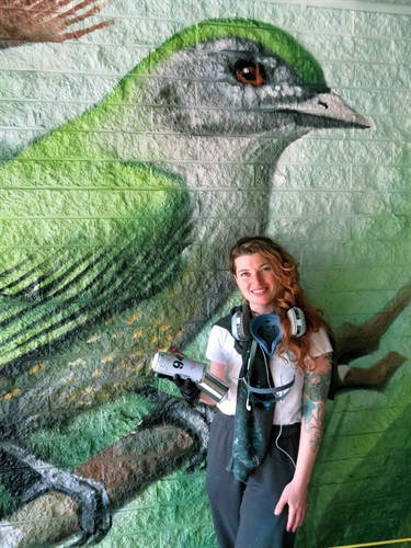 Arina Apostolova, Gordon Underpass Mural, Port Macquarie NSW, 2023.